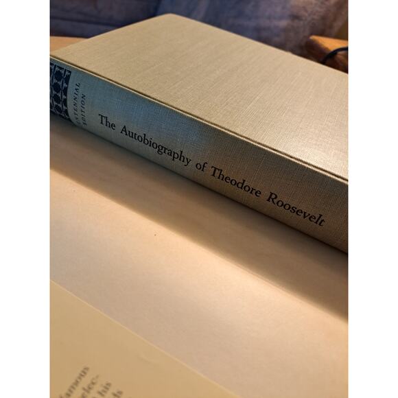 The Autobiography of Theodore Roosevelt edited by Wayne Andrews 1958 Dust Jacket - Picture 2 of 4